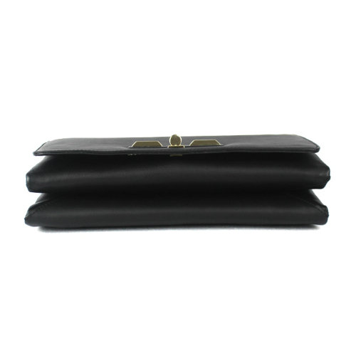 2014 Valentino Garavani flap shoulder bag 30cm V0082 black - Click Image to Close